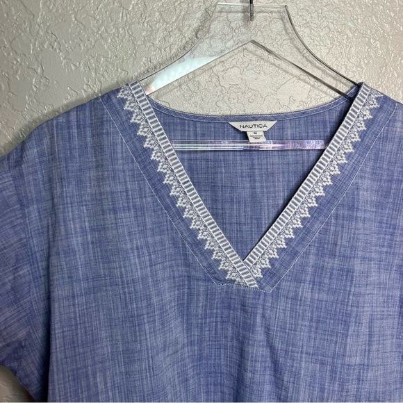 BNWOT Nautica Aztec Print Shirt - Picture 3 of 6